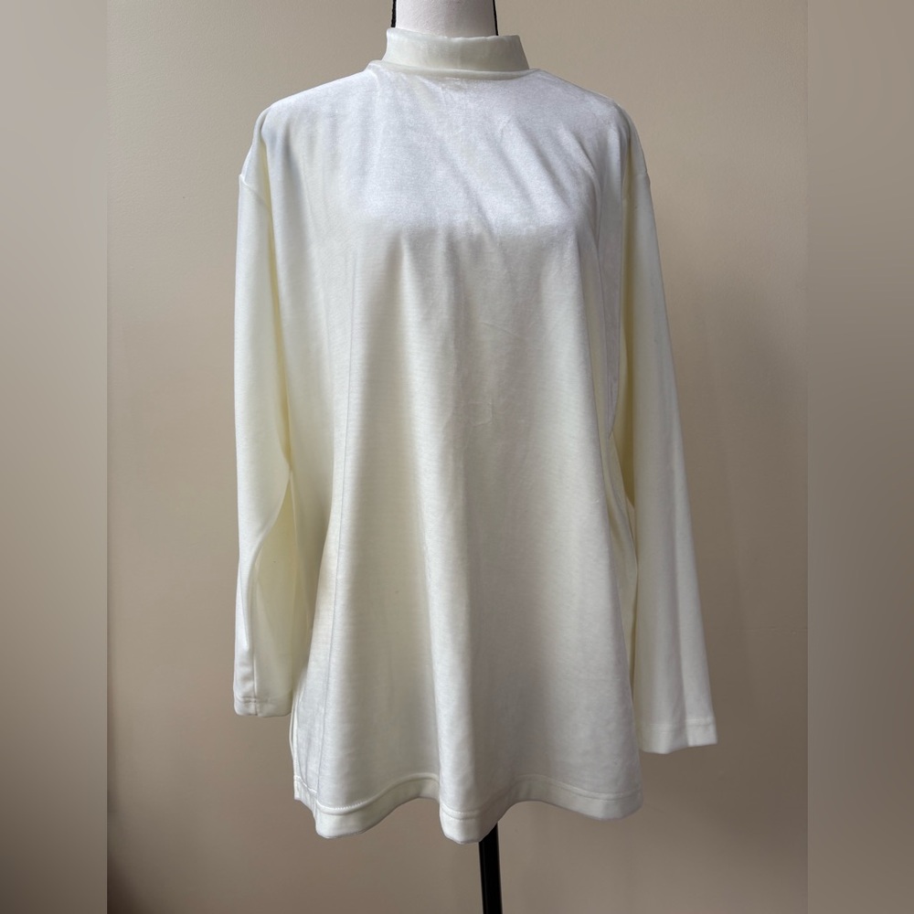 Elegant Cream Women's Top